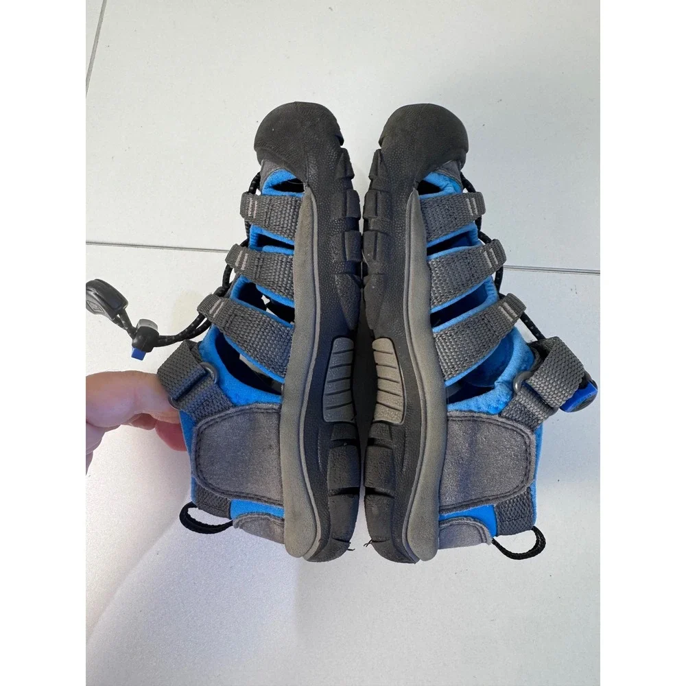 Keen Newport H2 Kids Sandals Size 11 Blue Grey Hiking Water Shoes Gorpcore